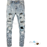Amiri Black Diamonds Jeans