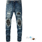 Amiri Patch Blue Jeans