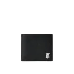 Burberry Logo-plaque Grainy-leather Wallet