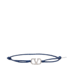 Valentino Garavani V Logo Drawstring Bracelet