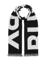 Burberry Logo Knit Wool Scarf - Image 2