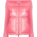 Moncler Women's Padded-Panel Wool Cardigan