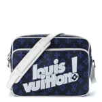 Louis Vuitton Monogram Messenger Bag - Blue