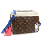 Louis Vuitton x NBA Monogram Messenger Bag - Brown White