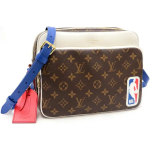 Louis Vuitton x NBA Monogram Messenger Bag - Brown White