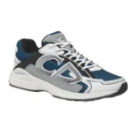 Christian Dior B30 Sneakers - Light Blue Mesh, Blue, Gray & White - Image 5