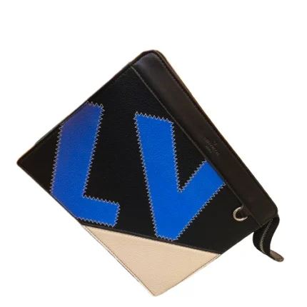 Louis Vuitton Standing Pouch - Black Blue