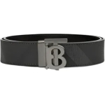 Burberry Monogram Motif Reversible Leather Belt