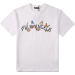 Palm Angels Black Butterfly Collage T-Shirt