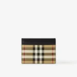 Burberry Vintage Check Leather Wallet - Image 3