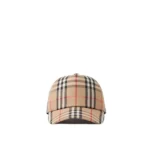 Burberry Back Logo Check Baseball Hat