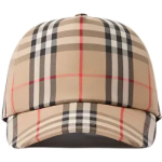 Burberry Back Logo Check Baseball Hat