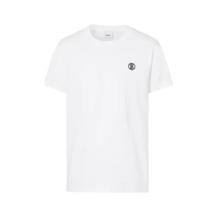 Burberry Logo-embroidered Cotton T-Shirt