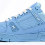 Louis Vuitton Sneakers - Blue Embossed Monogram