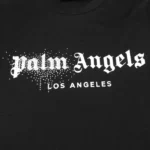 Palm Angels Rhinestone Sprayed Logo T-Shirt - Image 4
