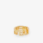 Burberry Gold-Plated Logo Ring - Image 3