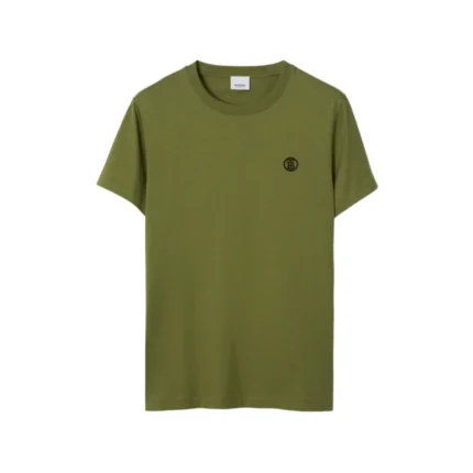 Burberry Logo-embroidered Cotton T-Shirt