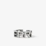 Burberry Palladium-Plated Logo Ring - Image 2