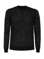 Fendi FF Monogram Jacquard Sweatshirt