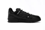 Louis Vuitton Sneakers - Black Embossed Monogram