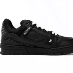 Louis Vuitton Sneakers - Black Embossed Monogram