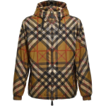 Burberry Checked Hooded Zip-Up Jacket