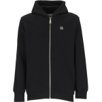 Philipp Plein Logo Plaque Zipped Hoodie