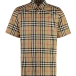 Burberry Checked Cotton Polo Shirt
