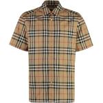 Burberry Checked Cotton Polo Shirt