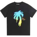 Palm Angels Graffiti Palm Tree T-Shirt