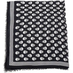 Alexander McQueen Silk Scarf Women's Black