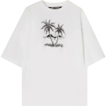 Palm Angels Sunset Palms 'Optical White' T-Shirt