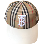 Burberry White Front Baseball Hat