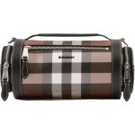 Burberry Exaggerated Check-print Leather Messenger Bag