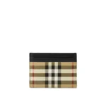 Burberry Vintage Check Leather Wallet