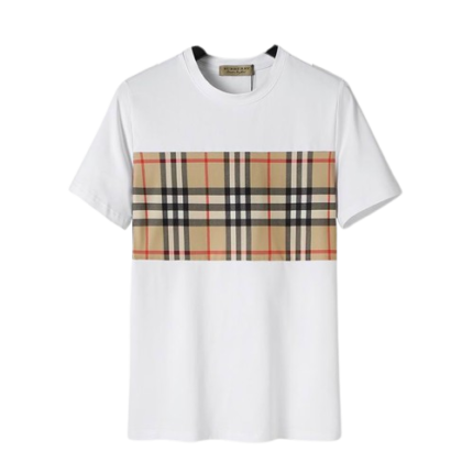 Burberry Check Print T-Shirt