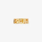Burberry Gold-Plated Logo Ring - Image 4