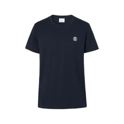 Burberry Logo-embroidered Cotton T-Shirt