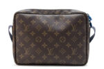 Louis Vuitton Monogram Outdoor Messenger Bag - Brown Blue - Image 2