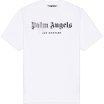 Palm Angels Rhinestone Sprayed Logo T-Shirt