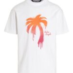 Palm Angels Graffiti Palm Tree T-Shirt