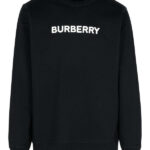 Burberry Burlow Black Cotton Sweatshirt
