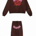 Sp5der Brown Tracksuit