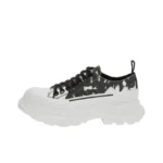 Alexander McQueen Tread Slick Low Lace Up White Black