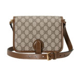 Gucci Supreme Canvas Shoulder Bag - Beige Brown - Image 3