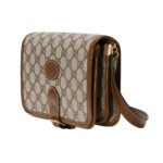 Gucci Supreme Canvas Shoulder Bag - Beige Brown - Image 2