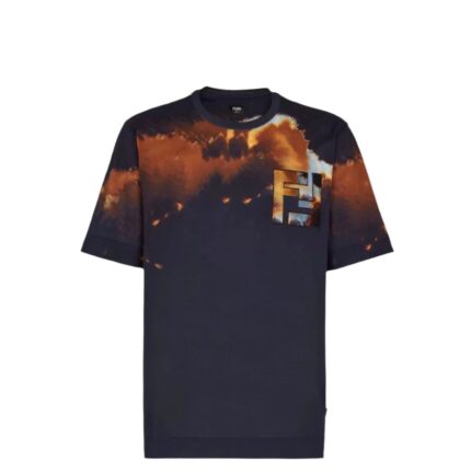 Fendi FF Cloud Motif T-Shirt