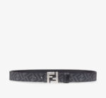 Fendi FF Leather Reversible Belt - Image 2