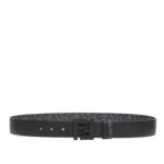 Fendi FF Double Loop Reversible Leather Belt