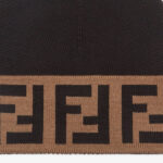 Fendi FF Intarsia-knit Beanie - Image 2